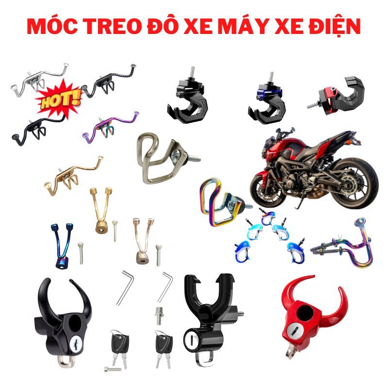 Móc Treo Đồ Xe Máy (giá 1 chiếc)