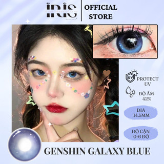 Kính áp tròng cao cấp Genshin Galaxy Blue Lens | Có độ cận từ 0 - 6 độ
