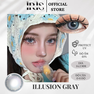 Kính áp tròng cao cấp IRIS ILLUSION Gray Lens | Có độ cận từ 0 - 6 độ
