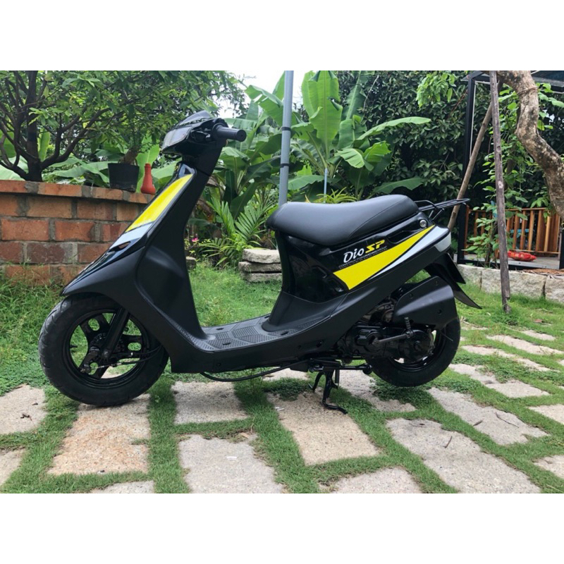 decal xe dio sp-mẫu chế dio sp đen vàng