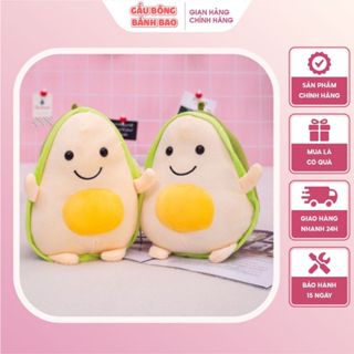 Gấu bông trái bơ tròn nhỏ cho bé xinh cute size 25cm - 50cm gaubongbanhbao.vn-m012 