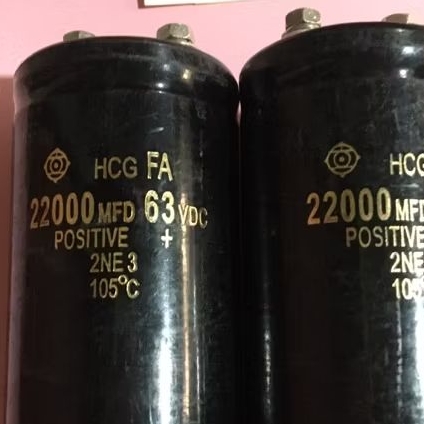 Tụ 1 chiều 22000MFD-63VDC(chân cọc)