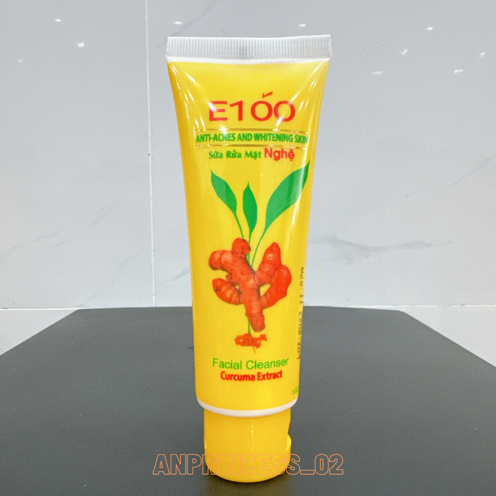 Sữa rửa mặt nghệ E100 100g