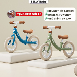 Xe thăng bằng cho bé Belly Baby XT-02, xe chòi chân cho trẻ tập đi, xe scooter không bàn đạp khung thép cacbon cao cấp