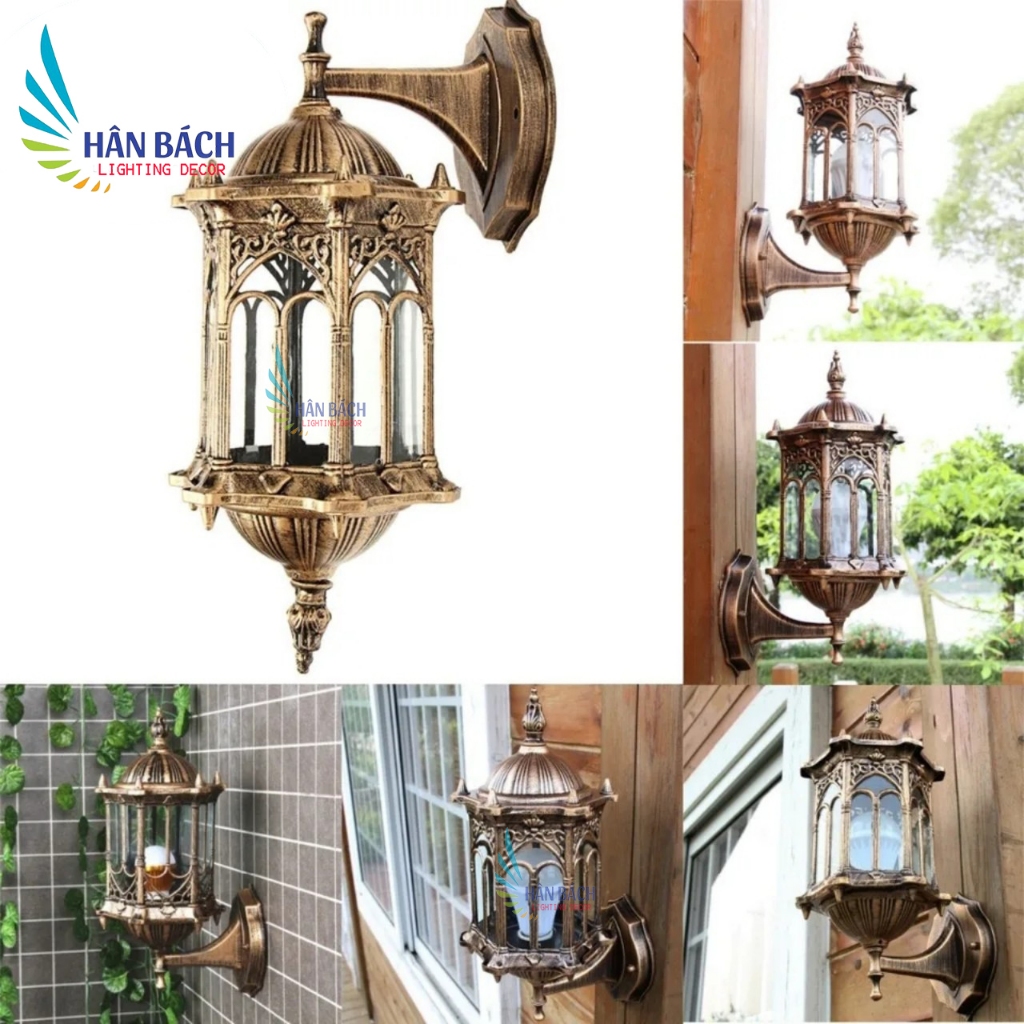 đèn vách ngoài trời