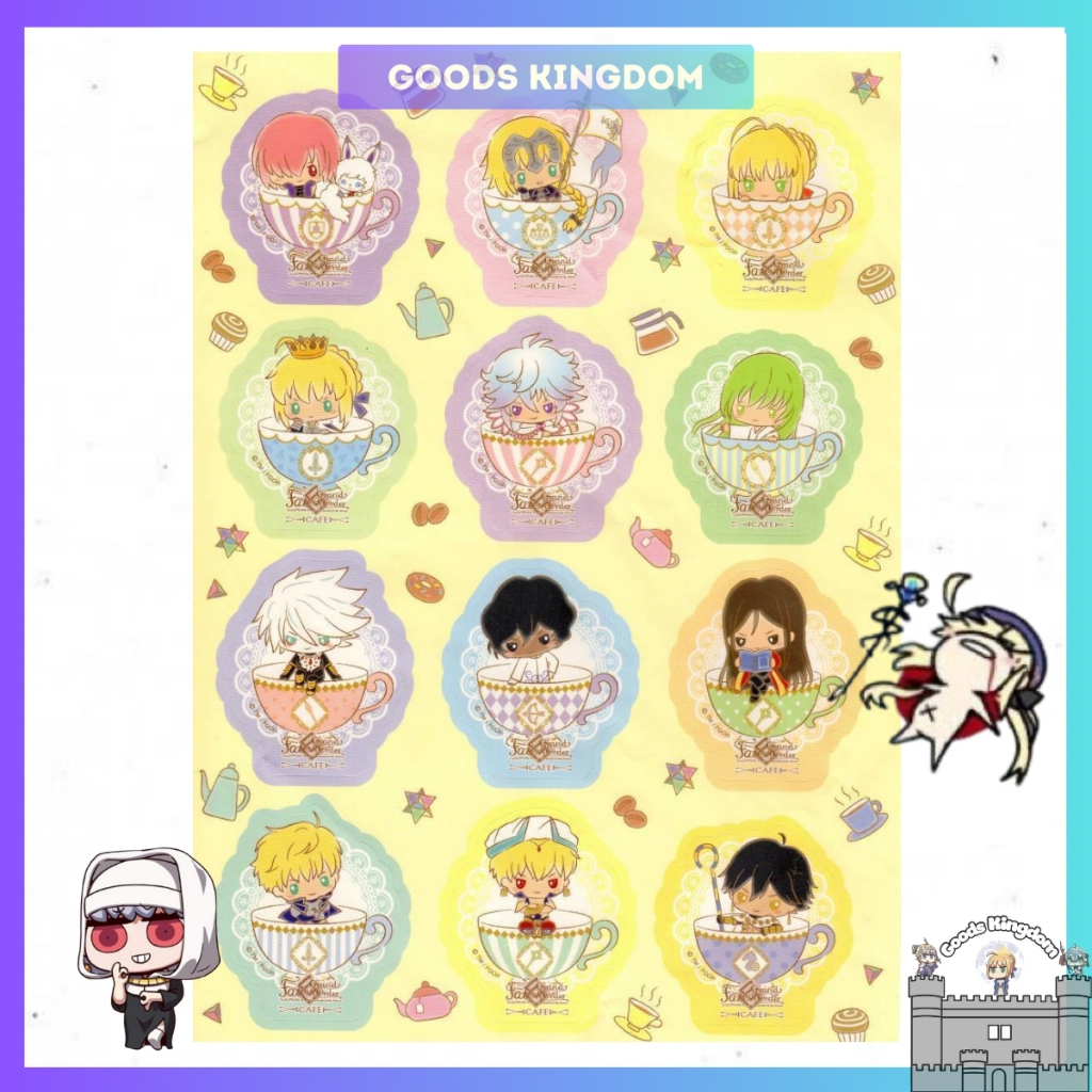 Set Sticker Fate Grand Order x Sanrio - chính hãng Sanrio