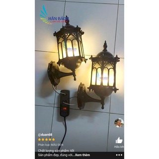 đèn vách ngoài trời
