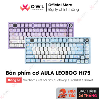   CHÍNH HÃNG VN  Bàn phím cơ AULA LEOBOG Hi75 