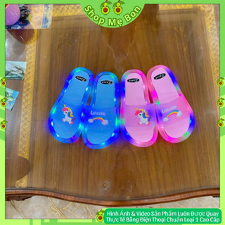 Dép Đèn Nháy Phát Sáng Hình Ngựa Tiên Dễ Thương Cháy Phố Trung Thu 2024,loại 1 cao cấp p,in cực lâu 