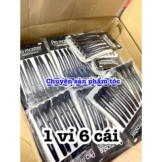 ✅Pro Master Kẹp Vịt Chia Tóc B037 Siêu Chắc Chắn 1 Vỉ 6 Kẹp Nhỏ Dễ Dàng Chia Tóc Thành Từng Lọn Nhỏ Chất Lượng Cao