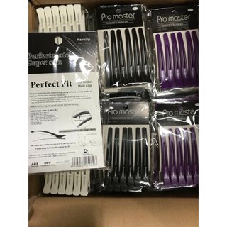 ✅Pro Master Kẹp Vịt Chia Tóc B037 Siêu Chắc Chắn 1 Vỉ 6 Kẹp Nhỏ Dễ Dàng Chia Tóc Thành Từng Lọn Nhỏ Chất Lượng Cao