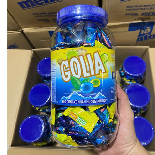 Kẹo Golia có nhân hương hỗn hợp hũ 561g