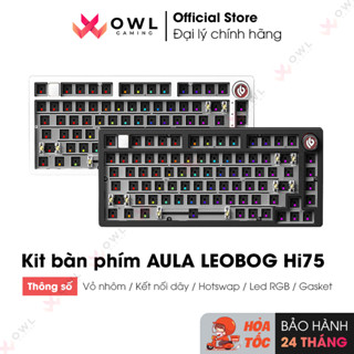   CHÍNH HÃNG VN  Kit bàn phím cơ AULA LEOBOG Hi75 