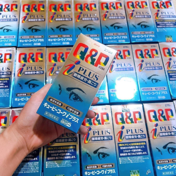 Viên Uống Bổ Mắt Q&P Kowa 270 Viên Nội Địa Nhật Bản bảo vệ thị lực