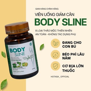 Viên giảm cân cấp tốc BODY SLINE giảm ngay 8-10kg sau 1 liệu trình nhanh an toàn hiệu quả hộp 30 viên