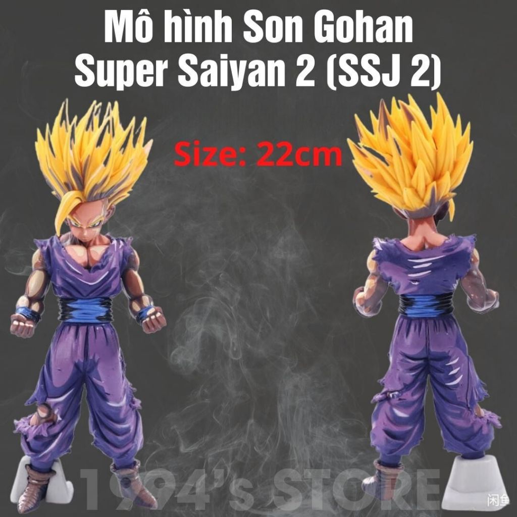 Mô hình Figure Dragon Ball Son Gohan cao 22cm cực ngầu, cực chi tiết, mô hình 7 viên ngọc rồng Son G