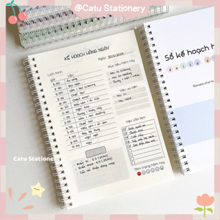 Sổ kế hoạch hằng ngày daily planner kích thước A5 gáy lò xo KH1
