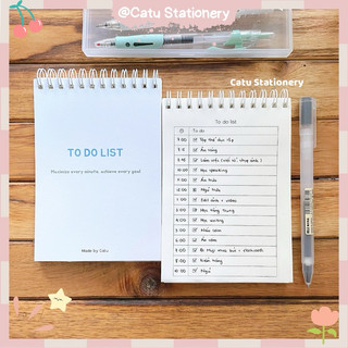 (A6) Sổ tay TO DO LIST có thời gian cụ thể 60 tờ
