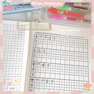 Vở tập viết bảng chữ cái tiếng Nhật hiragana và katakana