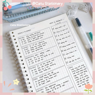 Sổ kế hoạch tuần weekly planner giúp sống kỷ luật hơn