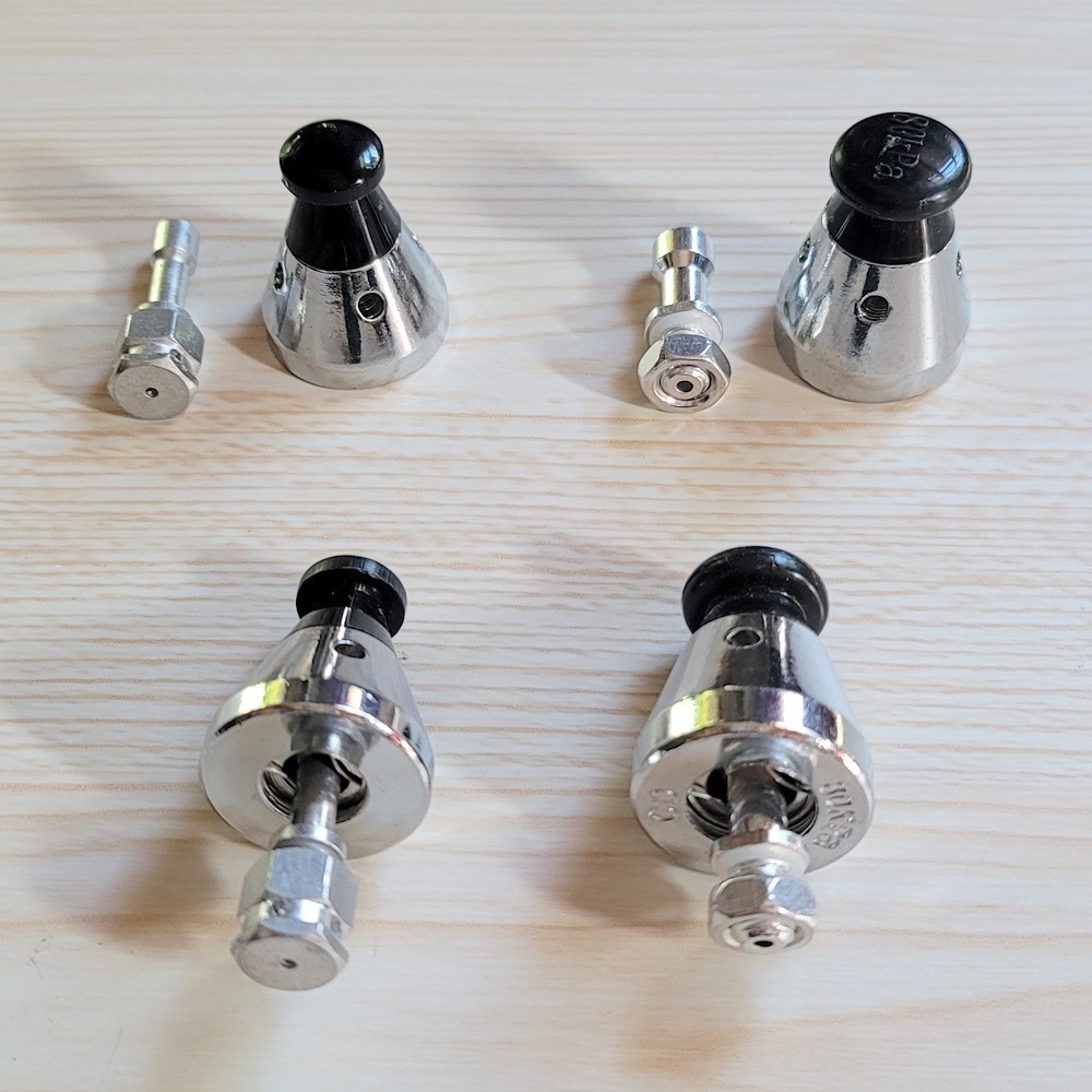 Bộ van và chân van xả hơi nồi áp suất Gas