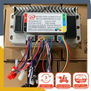 IC Đúc Gang Bạc 1200W đã mở max tốc  Dòng Xả 40A Điện Áp 48 - 60 - 72V Gắn Xe Điện (Tặng Kèm Ốc)