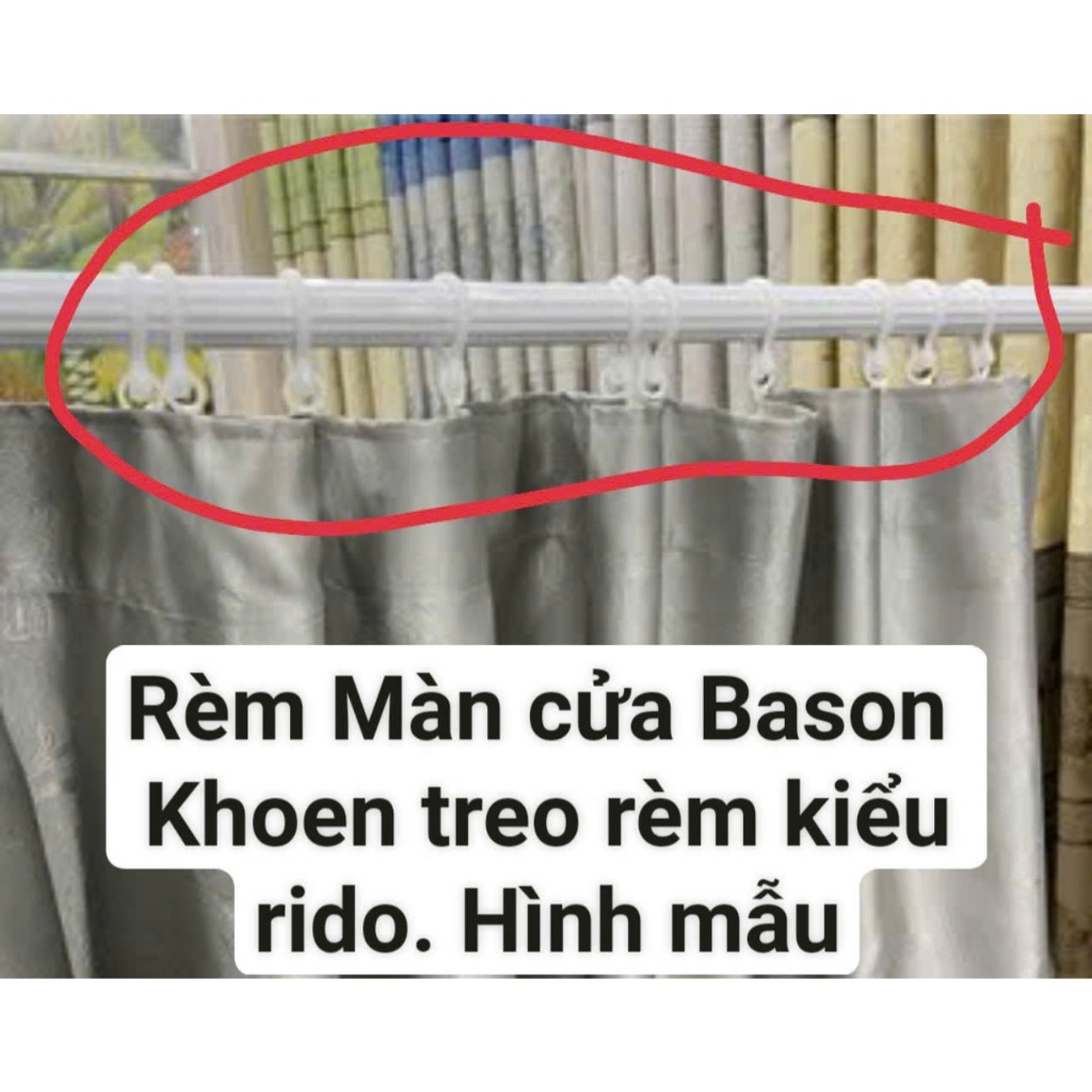 Khoen May Rèm, Treo Màn Cửa Kiểu Rido