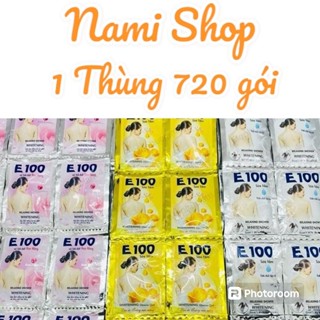 1 Thùng sữa tắm dây E100 ( 60 dây =720 gói ) đủ màu giá tốt chính hãng ,date mới
