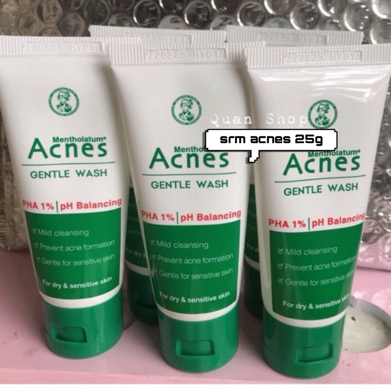 Kem Rửa Mặt Ngừa Mụn Acnes Trio-Activ Hàng mẫu mới dùng thử Chính Hãng 25g