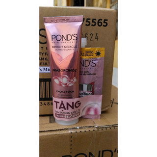 pond sữa rửa mặt trắng hồng 100g mẩu mới tặng