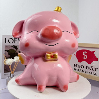  Heo đất thiên thần cánh tiên size TO siêu xinh,trang trí,decor,ống tiết kiệm,quà tặng,tết-HĐHG55 