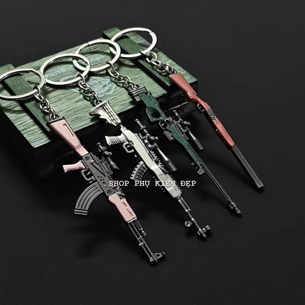 Móc Khóa Hình Súng PUBG [9.5cm]