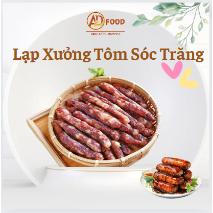 gói lạp xưởng tôm (1 ký)