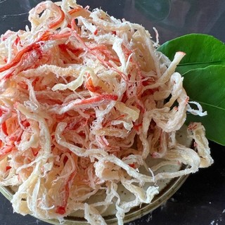 500gr mực xé hấp nước dừa ăn liền