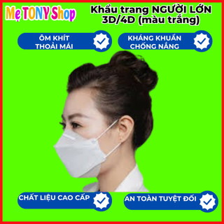   4 Lớp Cao Cấp  Khẩu Trang Y Tế KF94 Thảo Nguyên,Bảo Anh...  Xuất Hàn  