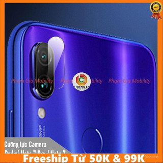 (Combo 2 pcs) Dán Cường lực Camera Xiaomi Redmi Note 7/Note 7Pro loại nano dẻo chống bể