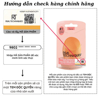 Mút Tán Nền RT REAL TECHNIQUES MIRACLE COMPLEXION SPONGE