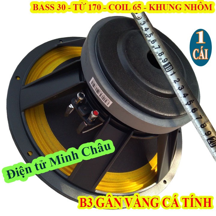 LOA BASS 30 B3 AUDIO TIẾNG SÁNG TỪ 170 COIL 65.5 - GIÁ 1 LOA