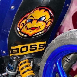 Tem Boss Dán Gầm Trang Trí Xe Cực Chất (Giá 1 Tem)