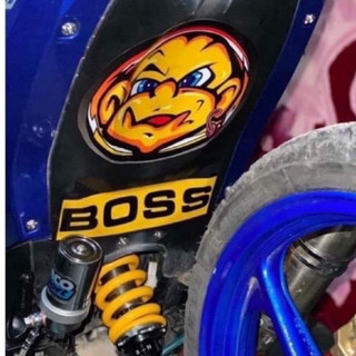 Tem Boss Dán Gầm Trang Trí Xe Cực Chất (Giá 1 Tem)