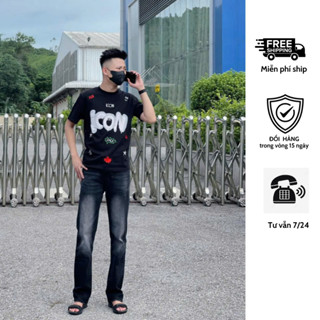 Quần Jean Loang Ống Đứng,Thời Trang Nam Chất Liệu Cotton Thô Sang Trọng(video+ảnh thật)