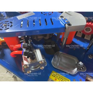 Máy dán cạnh DW590 3 chức năng  ( dán, cắt chỉ khi hết ván, tự động đẩy phôi. Dán thẳng, cong, vát 45 )