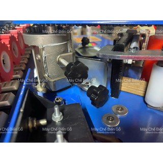 Máy dán cạnh DW590 3 chức năng  ( dán, cắt chỉ khi hết ván, tự động đẩy phôi. Dán thẳng, cong, vát 45 )