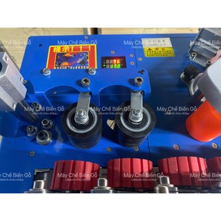 Máy dán cạnh DW590 3 chức năng  ( dán, cắt chỉ khi hết ván, tự động đẩy phôi. Dán thẳng, cong, vát 45 )