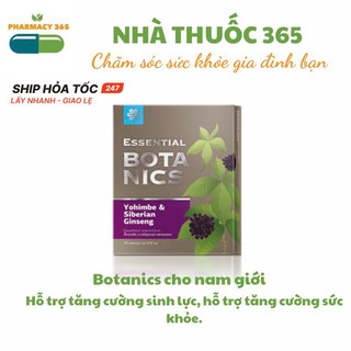  Thực phẩm bảo vệ sức khỏe Essential Botanics Yohimbe & Siberian ginseng – 30 viên – Date 2024