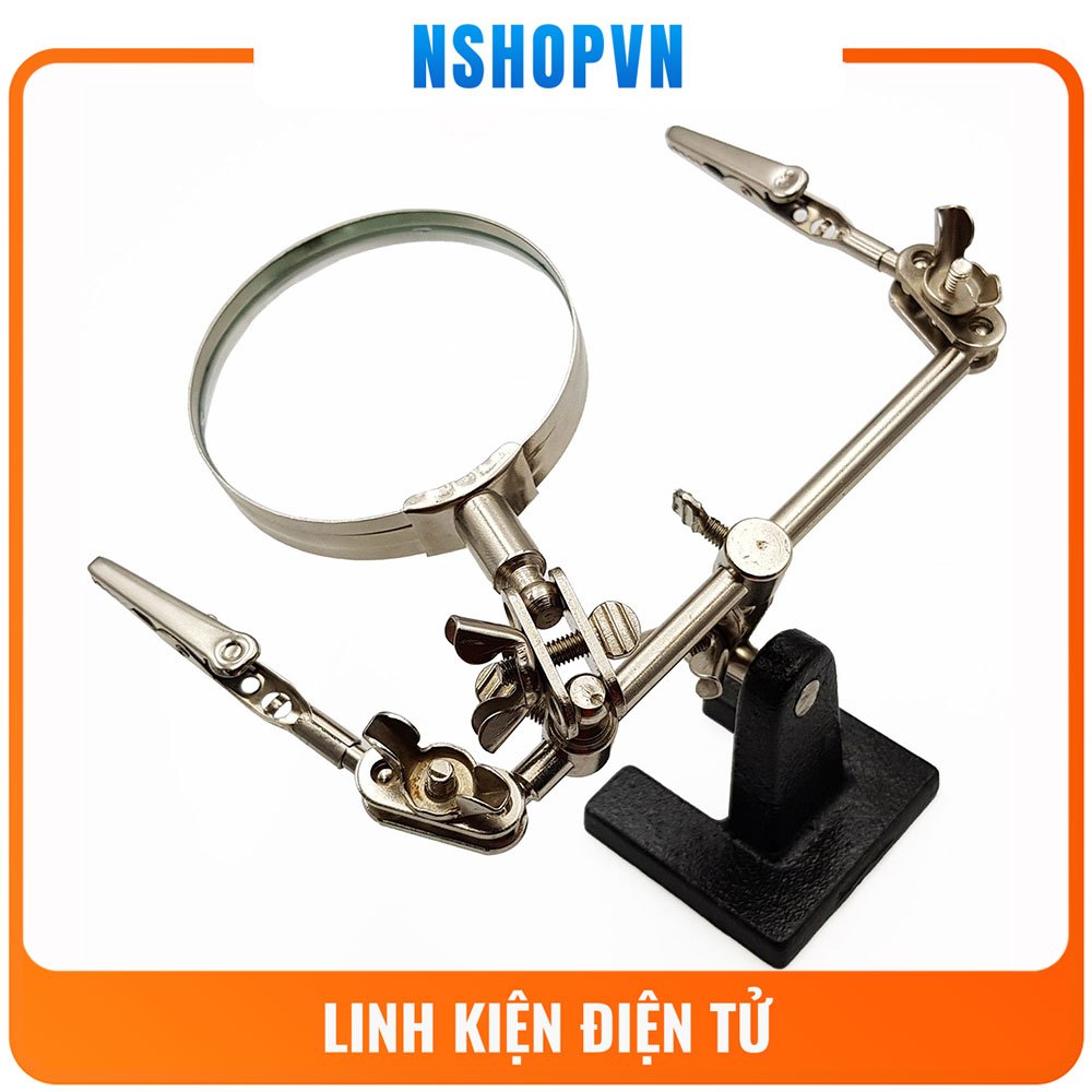 Giá kẹp hàn mạch có kính lúp