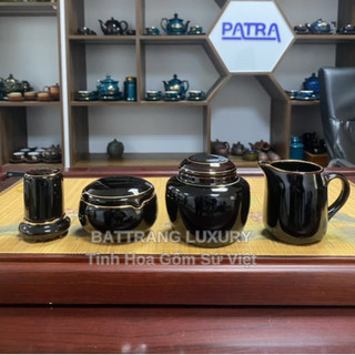Bộ phụ kiện men đen cao cấp 4 món