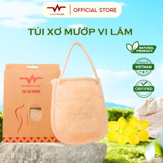 Túi Xà Phòng Xơ Mướp Vi Lâm giúp massage, làm sạch và tẩy Tế Bào Chết cơ thể