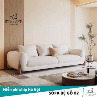 Ghế sofa nỉ cao cấp Moon Cake HN Decor chống thấm nước dễ dàng vệ sinh bảo hành 12 tháng