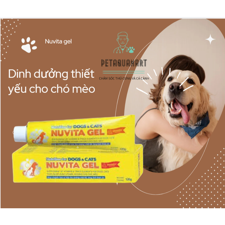 Gel dinh dưỡng bổ sung vitamin và khoáng chất cho chó mèo vemedim-Nuvita gel
